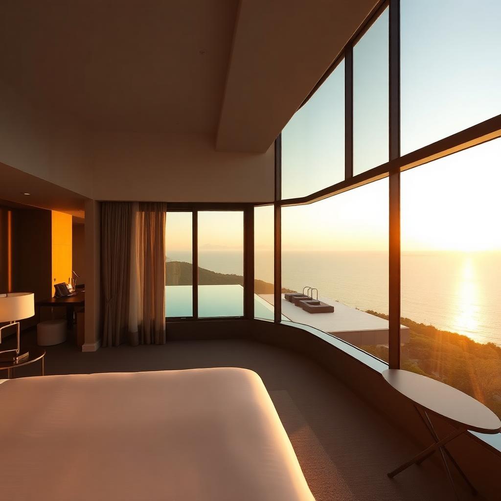 Suíte com vista para o mar